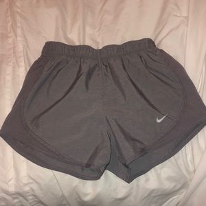 Grey Nike Dri-Fit shorts